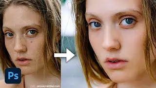 High-End Skin Retouching Beginner Photoshop Tutorial । High-End Retouch Photoshop