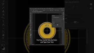 How To Type In a Circle In Photoshop   A Quick and Easy Tutorial #photoshoptutorial #shortsvideo