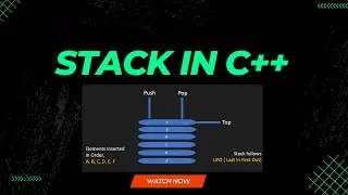 Stack in C++ | STL tutorial in C++ | What is Stack in Data Structure?