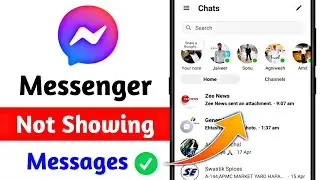 how to fix messenger not showing messages problem || messages not appearing on messenger
