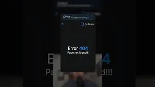 Design Your Own 404 Error Page 🧑🏽‍💻❌ #shorts #viral #coding #design
