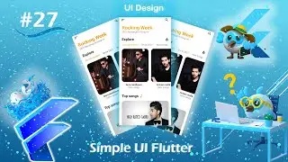 UI Flutter | Flutter simple UI | UI practice