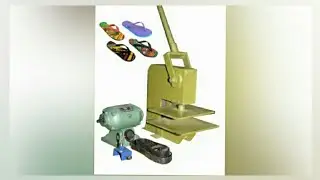 Slipper strap fixing machine 
