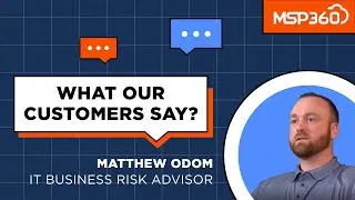 What our customers say? Matthew Odom