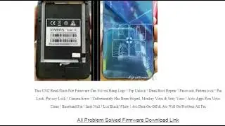 Invens V5 Flash File | MT6580 Android 6.0 Hang On Logo Fix | Display Fix Firmware