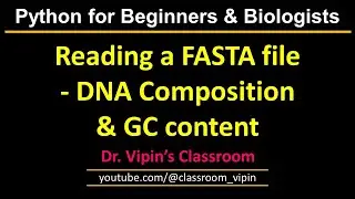 Reading sequence from fasta file & estimating DNA Composition & GC content : flags, for loop, SPYDER