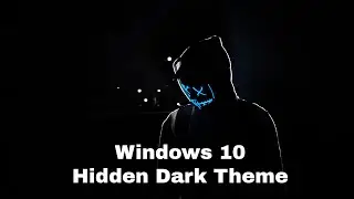 How to enable windows 10's hidden dark theme|چگونه زمینه تاریک مخفی ویندوز۱۰را فعال بسازیم