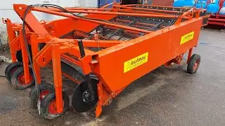 ЛУКОУБОРОЧНЫЙ КОМБАЙН KEULMAC RK 2.1М/ONION HARVESTER KEULMAC RK 2.1M #atxtop  #сельхозтехника