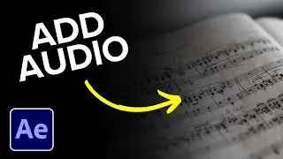How to Add Audio in After Effects