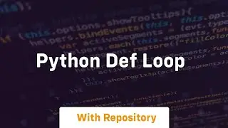 python def loop