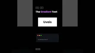 Unique CSS Tips - Gradient Text 😎😎😎 