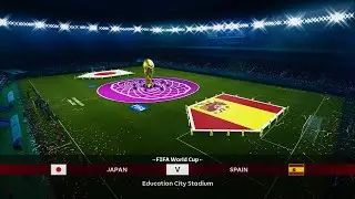 Japen vs Spain FIFA World Cup 2022 - PES 2021 World Cup QATAR 2022 Patch