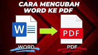 2 Cara Mengubah File Word Ke PDF Tanpa Install Aplikasi Tambahan | Tutorial Microsoft Word