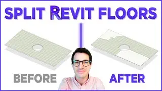 Split / Cut Floors by Rooms or Lines | Revit Buttons ✅