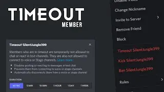 What is the new timeout feature in Discord? | discord.js v13