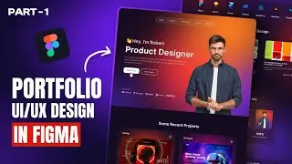 Create Full Website UI/UX DESIGN From Scratch In Figma | Figma Tutorial