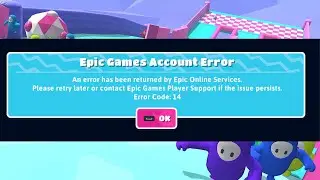 Fall Guys Missing Files | Fall Guys Error 14 | Fall Guys Epic Account Error | Fall Guys Game Error