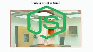Curtain Effect on Scroll using HTML , CSS and Javascript | not used any libraries or plugins