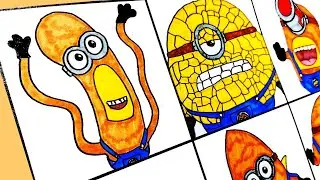 Drawing All Mega Minions | Despicable Me 4