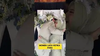 momen lucu ketika jomblo baper ketika pengantin pria cium pengantin wanita ‼️ 