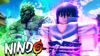 Sasuke Uchiha VS Hashirama Wood Golem (Nindo RPG)