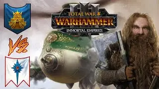 Summon The GYROBOMBER! Dwarfs vs High Elves - Total War Warhammer 3