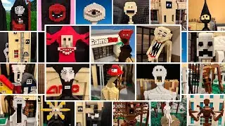 All LEGO DOCTOR NOWHERE creatures | Doctor Nowhere’s Cursed World 1,2,3,4 & 5! EPIC COMPILATION!