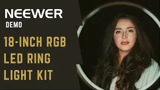 Neewer Demo |  18” RGB LED Ring Light Kit | How-to Guide