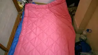 Bombay Dyeing Solid Double Comforter  (Polyester, Pink, Blue) Unboxing