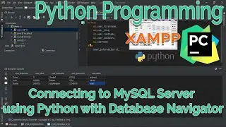 Python Programming - Connect MySQL to Python with Database Navigator Plugin