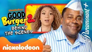 Meet the Characters In Good Burger 2! 🍔 Cast Behind The Scenes Q&A! | Nickelodeon