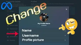 FB username & profile name change || change facebook url ✅