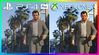 GTA 5 on Xbox One X VS PS4 Pro - Is It Worth The New Console Upgrade? (XBOX ONE X VS PS4 PRO)