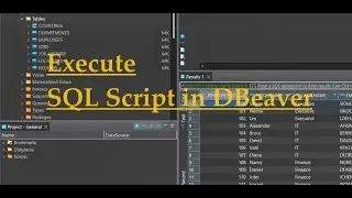 How to run a SQL script in DBeaver