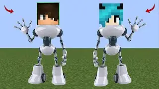 KAAN VE İLAYDA ROBOT OLUYOR! - Minecraft