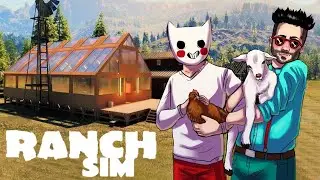 РАНЧО НАЧИНАЕТ ПРИНОСИТЬ ДОХОД! СТРОИМ ТЕПЛИЦУ В RANCH SIMULATOR