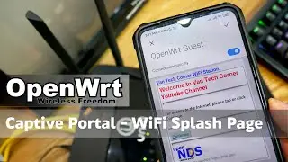 OpenWRT - Captive Portal - WiFi Splash Page