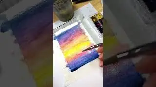 Как нарисовать закат 🌅. Рисую закат. 