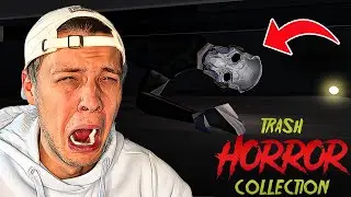 Playing 3 HORROR GAMES In The Best Horror Style... Trash Horror Collection