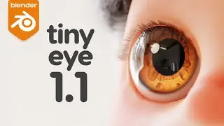 Tiny Eye 1.1 • Free Procedural Eyes for Blender