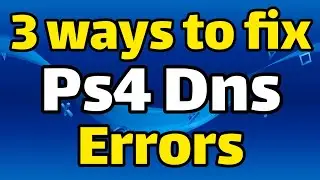 How to fix ps4 dns errors at 2021 (Fix all dns server errors on ps4)