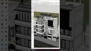 ✅Easy way to create jali design inside Sketchup #shorts #tricks #new