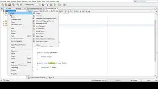 How to create a hibernate project in Netbean