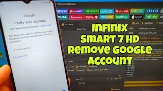 Infinix Smart 7 HD (x6516), Remove Google Account, Bypass FRP. UnlockTool!