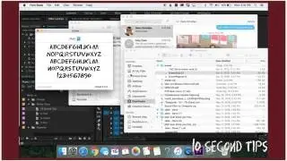 10 Second Tips: Add Font in Premiere Pro CC (Mac)