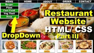 How to create a website like Swiggy and Zomato with HTML/CSS, Website for restaurant using HTML/CSS