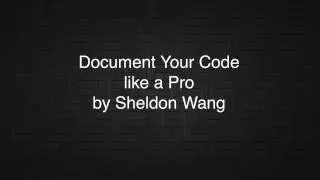 iOS Documentation Tutorial: Document Your Code like a Senior Developer