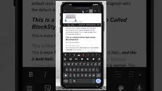 How to use styles in Word on mobile shorts #smartphone #gmail #howxt