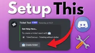 How To Setup TICKET TOOL Bot On DISCORD In 2025 | Ticket Tool