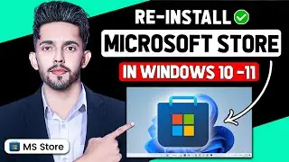 How to Reinstall Microsoft Store (Microsoft Store Not Working Windows 10-11 Tutorial)